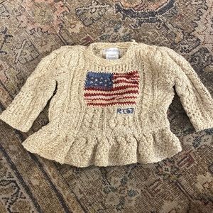 Ralph Lauren Sweater Flag Girls